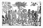 Der Kunig von Gutzin, print made by George Glockendon, 1511 by Hans Burgkmair