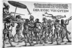 Der Kunig von Gutzin, print made by Georg Glockendon, 1511 by Hans Burgkmair