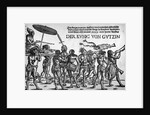 Der Kunig von Gutzin, print made by Georg Glockendon, 1511 by Hans Burgkmair