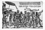 Der Kunig von Gutzin, print made by Georg Glockendon, 1511 by Hans Burgkmair