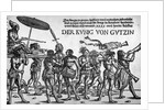 Der Kunig von Gutzin, print made by Georg Glockendon, 1511 by Hans Burgkmair
