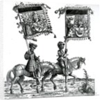 Two Knights by Hans Burgkmair