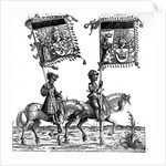 Two Knights by Hans Burgkmair