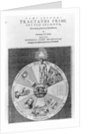 Construction of the cosmos, from Robert Fludd's 'Utriusque Cosmi Historia', 1619 by English School