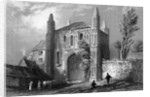 Gateway of St. John's Abbey, Colchester, Essex, 1832 by William Henry Bartlett