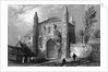 Gateway of St. John's Abbey, Colchester, Essex, 1832 by William Henry Bartlett