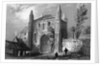 Gateway of St. John's Abbey, Colchester, Essex, 1832 by William Henry Bartlett