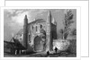 Gateway of St. John's Abbey, Colchester, Essex, 1832 by William Henry Bartlett