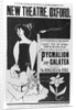 Poster for a production of 'Pygmalion and Galatea' at the New Theatre, Oxford, June 7-9 1894 by James Hearn