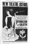 Poster for a production of 'Pygmalion and Galatea' at the New Theatre, Oxford, June 7-9 1894 by James Hearn