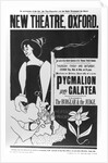 Poster for a production of 'Pygmalion and Galatea' at the New Theatre, Oxford, June 7-9 1894 by James Hearn