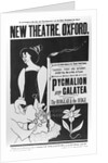 Poster for a production of 'Pygmalion and Galatea' at the New Theatre, Oxford, June 7-9 1894 by James Hearn