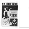 Poster for a production of 'Pygmalion and Galatea' at the New Theatre, Oxford, June 7-9 1894 by James Hearn