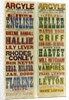 Posters for the Argyle Theatre of Varieties, Birkenhead, 1898 by English School