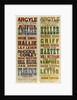 Posters for the Argyle Theatre of Varieties, Birkenhead, 1898 by English School