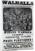 Handbill advertising 'Madame Warton's Unequalled Tableaux Vivans and Poses Plastiques', c.1847 by English School