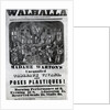 Handbill advertising 'Madame Warton's Unequalled Tableaux Vivans and Poses Plastiques', c.1847 by English School