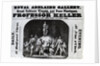 Handbill advertising 'Professor Keller's Grand Tableaux Vivants', c.1846 by English School
