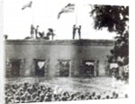 Memorial Service for General Charles George Gordon, Khartoum, September 4 1898 by English Photographer