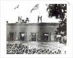 Memorial Service for General Charles George Gordon, Khartoum, September 4 1898 by English Photographer