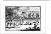 Sacrifice that the Floridians make to the Sun of their first born by Theodor de Bry