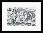 The Carios of Paraguay, 1599 by Ulrich Schmidl