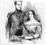 The Emperor and Empress of Brazil by English School