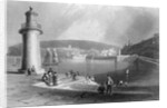 Whitehaven Harbour, c.1840-50 by William Henry Bartlett