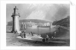 Whitehaven Harbour, c.1840-50 by William Henry Bartlett