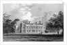 Hill Hall, near Epping, Essex, engraved by Samuel Lacey, 1831 by William Henry (after) Bartlett