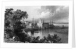 Mistley Quay, near Harwich, Essex by William Henry Bartlett