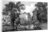 The Moat of Ongar Castle and Castle House, Essex, engraved by Henry Wallis, 1832 by William Henry (after) Bartlett