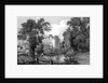 The Moat of Ongar Castle and Castle House, Essex, engraved by Henry Wallis, 1832 by William Henry (after) Bartlett