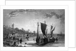 The Village of Leigh, near Southend, Essex, engraved by Charles Mottram, 1833 by William Henry (after) Bartlett