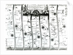 The road from London to Wells and Bury St. Edmunds, from Ogilby's 'Britannia', 1675 by John Ogilby