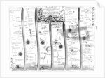 The road from the city of Salisbury to Campden, from Ogilby's 'Britannia', 1675 by John Ogilby