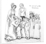 The arrival of the Gardiners by Hugh Thomson