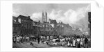 Market Day at Ashford, Kent by George Sidney Shepherd