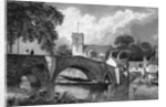 Aylesford Church and Bridge by William Henry Bartlett