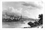 Newcastle from Askew's Wood, engraved by Edward Francis, 1829 by William (after) Westall