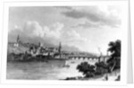 Newcastle from Askew's Wood, engraved by Edward Francis, 1829 by William (after) Westall