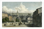 Newcastle from Westgate Hill, engraved by Edward Finden, 1830 by William (after) Westall