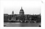 View of St. Paul's Cathedral from Bankside by English Photographer
