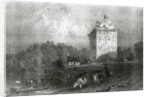 Gilnockie - or Johnny Armstrong's Tower by Thomas Allom