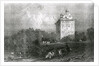 Gilnockie - or Johnny Armstrong's Tower by Thomas Allom