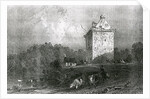 Gilnockie - or Johnny Armstrong's Tower by Thomas Allom