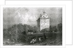 Gilnockie - or Johnny Armstrong's Tower by Thomas Allom