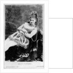 Carte de Visite of Mlle Pitteri by English Photographer