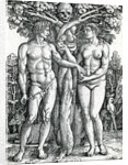 The Fall of Adam and Eve, c.1525-27 by Hans Sebald Beham