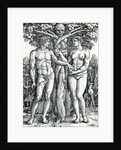 The Fall of Adam and Eve, c.1525-27 by Hans Sebald Beham